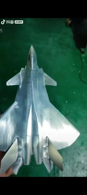 Metal machining and manufacturing of aircraft models