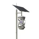 Solar Powered Agriculture Insect Killing Lamp Intelligent Yard Hanging Pest Control Lamp Catcher