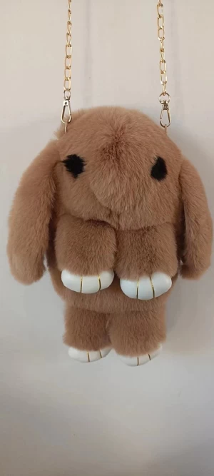 Stuffed Rabbit Cross body Bag