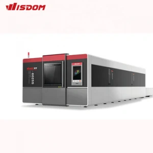 2000W 3000W 4000W 6000W Enclosed CNC Fiber Laser Cutting Machine for Metal Sheet Plate with Exchange Table