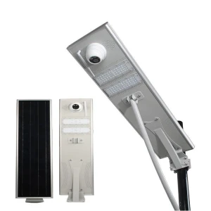 Outdoor IP66 waterproof CCTV camera smart integrated 30w led solar street light all in one 20W 30w 40W 50w 60w 80w 100w 120w 200w