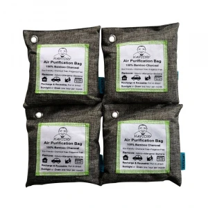 4x200g Bundle Pack Household Natural Moso Bamboo Charcoal Air Purifying Bag