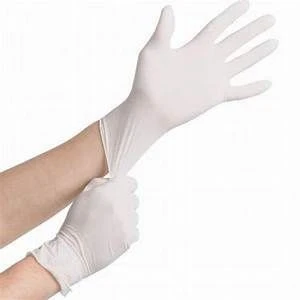 single-use medical rubber examination gloves