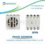 0.2w addressable IC P943 P9411 P9412 P9413 P9414 5050 rgb rgbw smd led chip