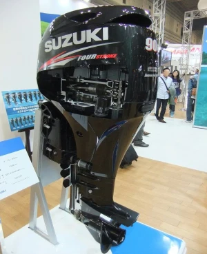 Slightly Used Suzuki 90 HP 4-Stroke Outboard Motor Engine