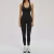 Import Women Halter V-Neck Sports Tank Top & High Waist Yoga Leggings 2 Piece Fitness Workout Outfit Set from China