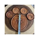 Vietchoice Eco Friendly Natural Wooden Drink Coaster Heat Resistant Table Protector Made in Vietnam
