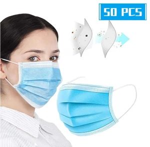 Disposable 3-ply FaceMask Suitable for Personal Protection