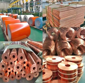 Copper plate, copper coil, copper tube, copper wire