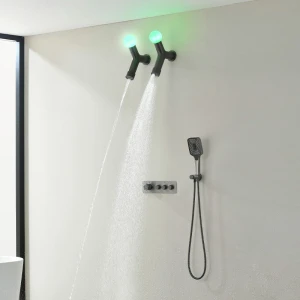 Modern Bathroom Shower Set Handheld and Overhead Shower System OEM Factory Supplier