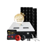 Solar Photovoltaic 5kw On-grid System with LIFEPO4 Battery Solar Power System
