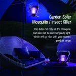 Solar Mosquito Insect Killer Lamp with UVA Lamp