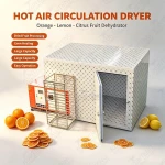 Hot Air Circulation Orange Drying Machine Lemon Dehydrator Citrus Fruit Dryer for Dried Fruit Processing Equipment