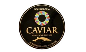 GOURMEGEM CAVIAR (black) label
