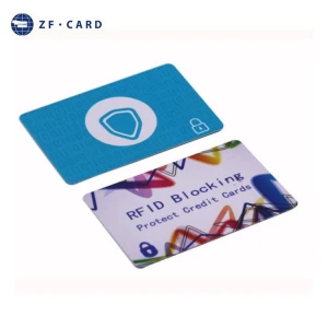 High Security printing Card Protector ID IC Access control RFID blocking card