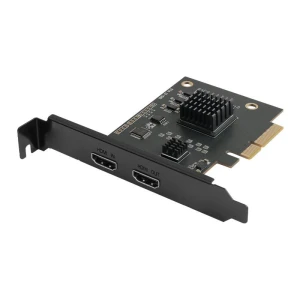 2 HDMI video capture card Supports streaming or recording applications