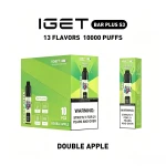 Wholesale Iget Bar Plus S3 10000 Puffs Double Apple Disposable Vape