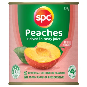 SPC Peaches Halved in Juice 825g