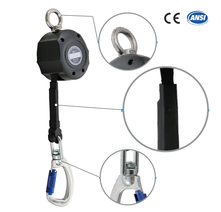 Buy En360 Ansi Z359 Fall Arrest Safety Protection Selfretracting Lifelines Systems from