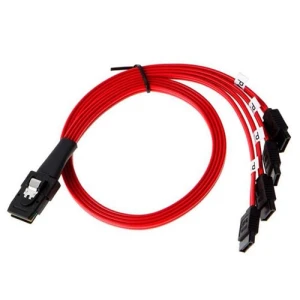 Mini SAS 36Pin SFF-8087 to 7P 4xSATA HDD Hard Drive Cable