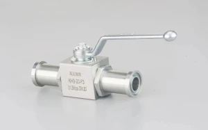 High-pressure ball valves