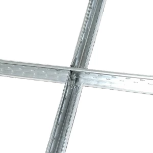 38/32mm Flat Thickness 0.30 mm Galvanized steel PVC gypsum ceiling T Grid Suspended T Bar Top Quality