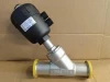 Pneumatic Angle Seat Valve With Plastic Head Quick-Release
