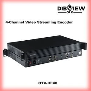 OTV-HE40 4 hdmi streaming iptv video H264 H265 srt rtmp rtsp udp hls ip encoder for facebook youtube codec