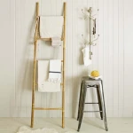 High quality Bamboo Towel Rack Ladder