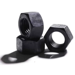 Carbon Steel Black DIN934 Hex Nut