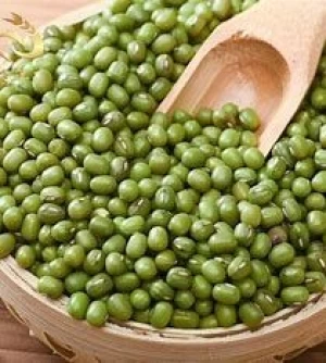 Green mung beans from Africa