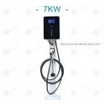 Single-phase 7KW AC Wall-mounted EV Charger Home and Commercial
