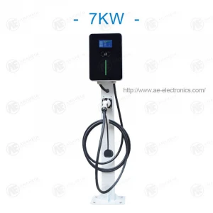 Single-phase 7KW AC Wall-mounted EV Charger Home and Commercial