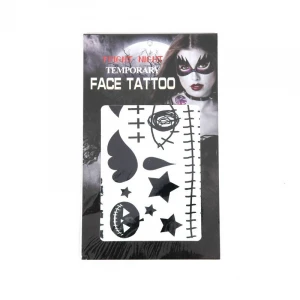 Halloween Day Face Tattoo Sticker