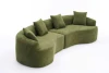 Curved Boneless Sofa