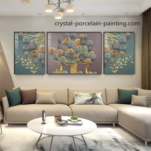 crystal porcelain painting