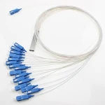 1 16 Mini Steel Tube Type PLC Splitter With SC Connector For FTTH Communication Equipment