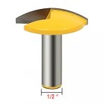 1-3/4-Inch Radius Horizontal Crown Router Bit Woodwork Milling Cutter Tool