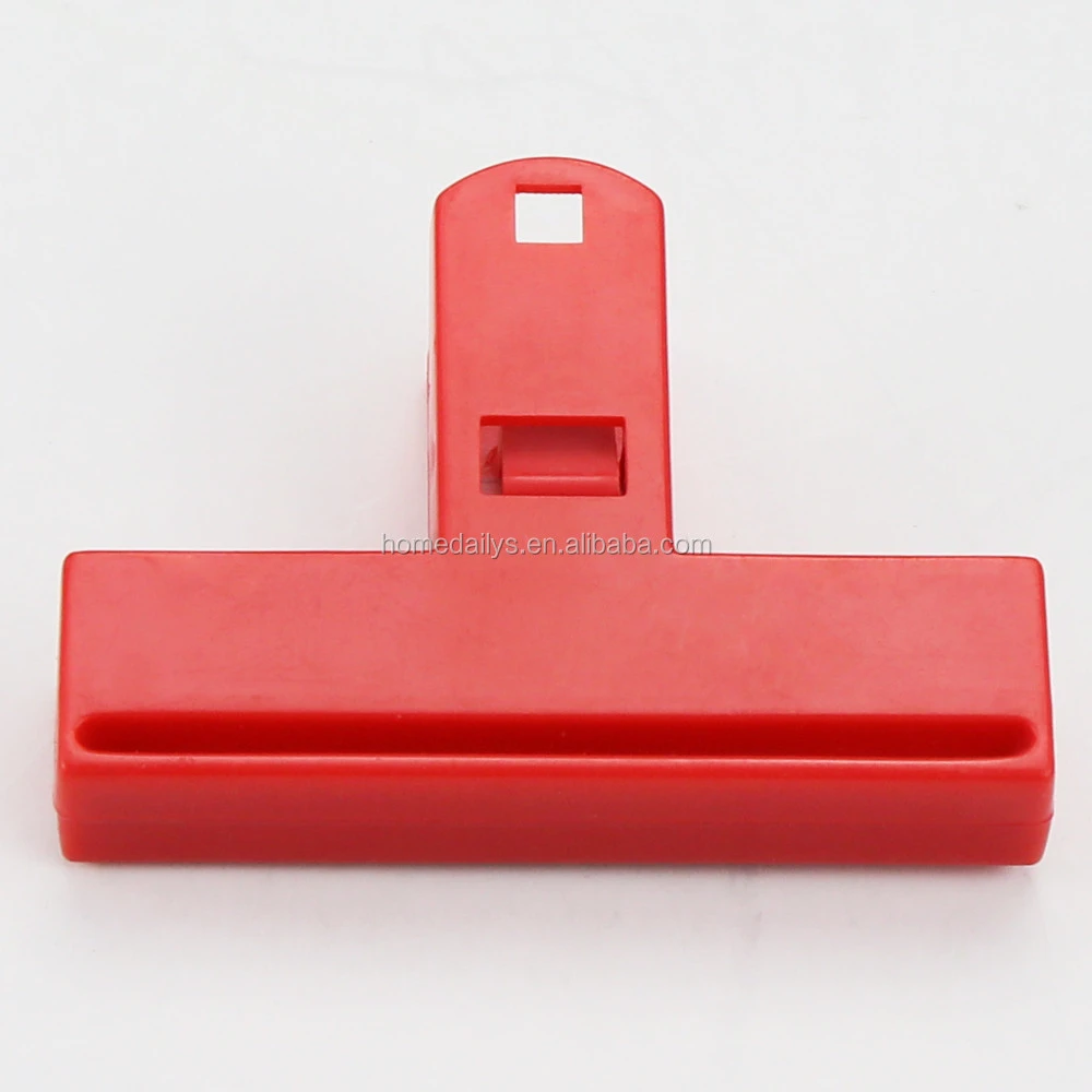 1 piece multi-purpose magnetic clip 3 inch plastic bag clip