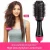 Import 10 in1 electric hair straightening brush interchangeable detachable rotating hot air brush professional hair dryer hair curler from China