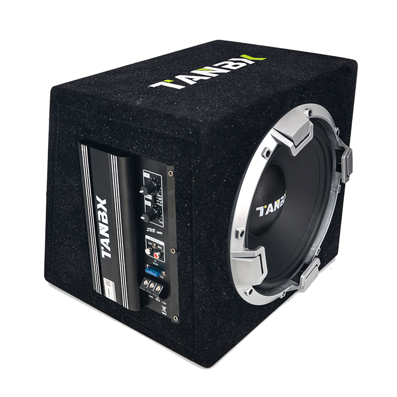 Buy 10 Inch Trapezoidal Car Active Subwoofer Big Bass Car Audio ...