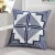 Import 100% cotton canvas  wholesale ready made 16 color geometry designs decorative Embroidered cushion cover from China