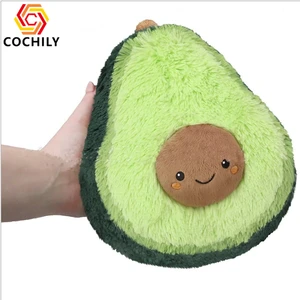 100% cotton food vegetable kiwi fruit plush Avocado toy for kids custom logo