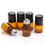 Import 100pcs/lot 1ml 2ml 3ml 5ml 10m Amber Glass Roll on Bottle with Glass/Metal Ball Brown Thin Glass Roller Essential Oil Vials from China