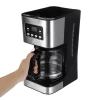 12 Cups Espresso Coffee Maker Drip Semi-automatic Machine Filter Cappuccino Pot Can Make Cappuccino Latte Black Steam Coffee