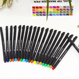 12/24/36 colors fineliner drawing pen set colored fine point markers pen journal planner pens for kids adults drawing writing