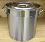 1.2mm Thickness 400L Stainless steel large commercial cooking pots 80*80cm boiler pot