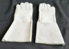 14" COWHIDE TIG/MIG WELDING GLOVES LONG HEAT PROTECTIVE LEATHER MITTENS
