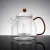 Import 14 Ounce Glass Tea Office Boil Tea Ware Pot Borosilicate Glass Cooking Glass Teapot With Warmer Set from China