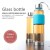 Import 14oz Ice Tea and Coffee Infuser Cold Brew Glass Water Bottle With Silicone Sleeve from China